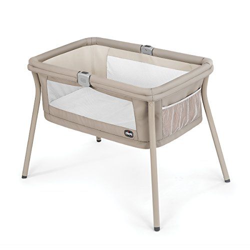 치코 Chicco LullaGo Portable Bassinet, Sand