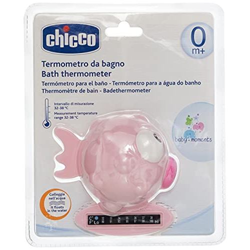 치코 Chicco Bath Temperature Indicator Fish Ball Pink Color