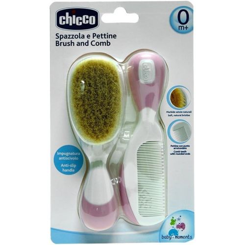 치코 Chicco 00006569100000 Comb and Brush Pink