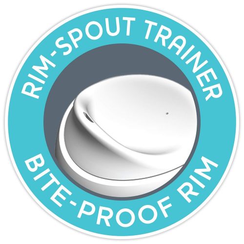 치코 Chicco Insulated Rim Spout Trainer Spill Free Baby Sippy Cup 9oz Teal/Green 12m+ (2pk)
