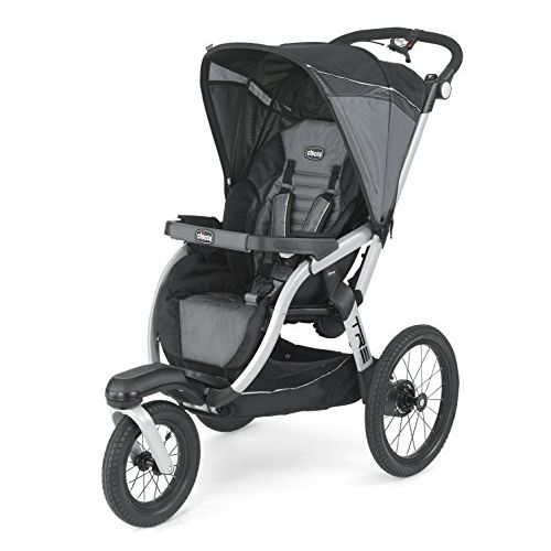 치코 Chicco TRE Jogging Stroller - Titan Black/Grey