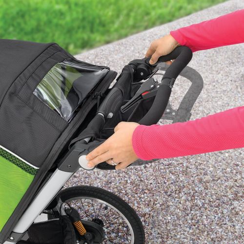 치코 Chicco TRE Jogging Stroller - Titan Black/Grey