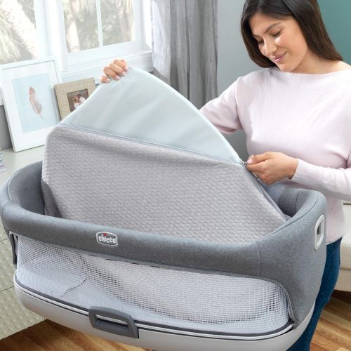 치코 Chicco Close to You 3-in-1 Bedside Bassinet - Heather Grey Grey