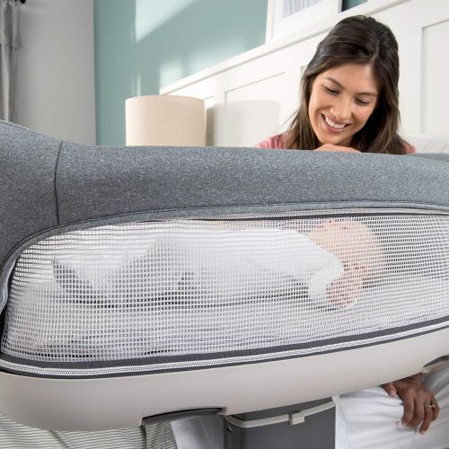 치코 Chicco Close to You 3-in-1 Bedside Bassinet - Heather Grey Grey