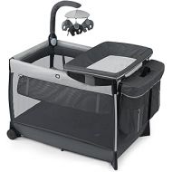 Chicco Lullaby Zip All-in-One Portable Playard - Driftwood Grey