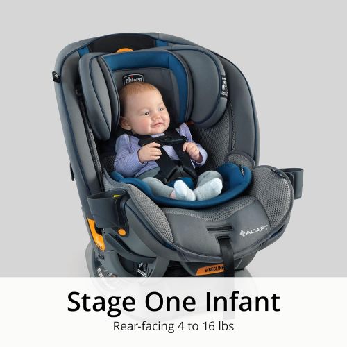 치코 Chicco Fit4 Adapt 4-in-1 Convertible Car Seat - Vapor Grey