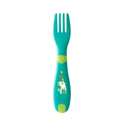  Chicco Baby Self Feeding Cutlery - Non Slip Rounded Finish - Designed in Baby Research CentreOsservatorio