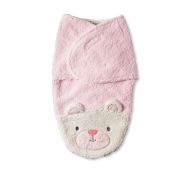Chick Pea Swaddle Bag Sherpa Pink Bear 0-3 Months