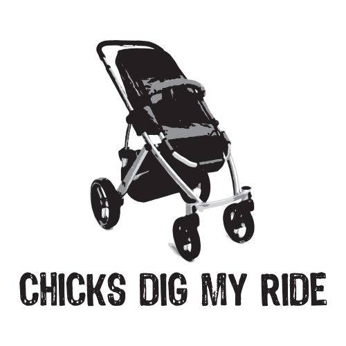  Chicks Dig My Ride White Baby Bodysuit
