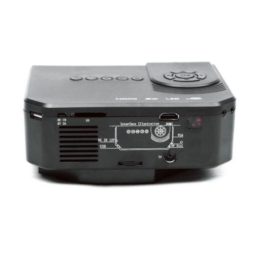  Chiefmax M3 LED Mini Projector - LCD TFT Digital Projector for Home Cinema Theater, VGA HDMI AV