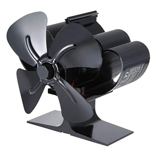  [아마존베스트]chifans 4 Blade Stove Fan Fireplace Fan Eco Friendly Heat Powered for Wood Stoves Fireplace Stoves Powerless Stove Fan