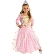 Child's Childs Rose Princess Costume with Fiber Optic Light Twinkle Skirt, Small