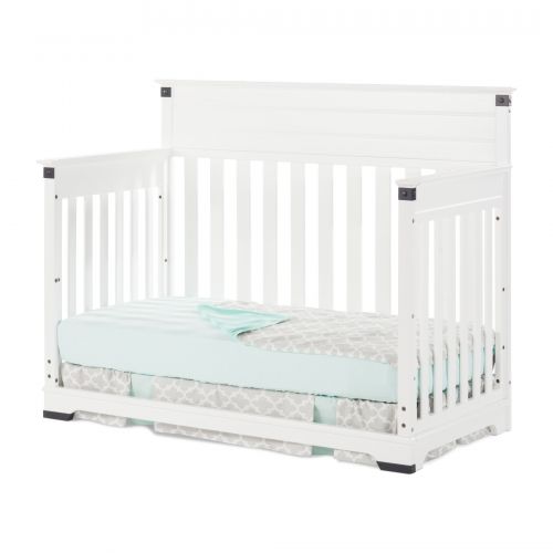  Child Craft Redmond 4-in-1 Matte White Wood Convertible Crib by Child Craft