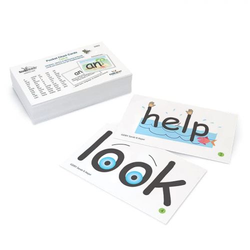  [아마존베스트]Child1stPublications SnapWords List A Pocket Chart Cards - Sight Words