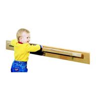 Child Craft Childcraft 967001 Look at Me Safety Bar and Mirror, 42 Inch Bar, 47-34 Inches 3 Inches Height,26 Inches Width,47.75 Inches Length,Natural Wood