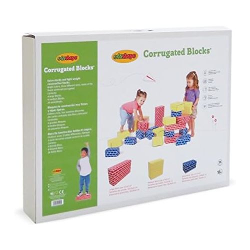  Child Craft Edushape 709036 Corrugated Blocks (36 Piece)