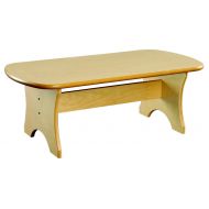 Childcraft Family Living Room Coffee Table, 29 x 14-3/4 x 10-3/8 Inches