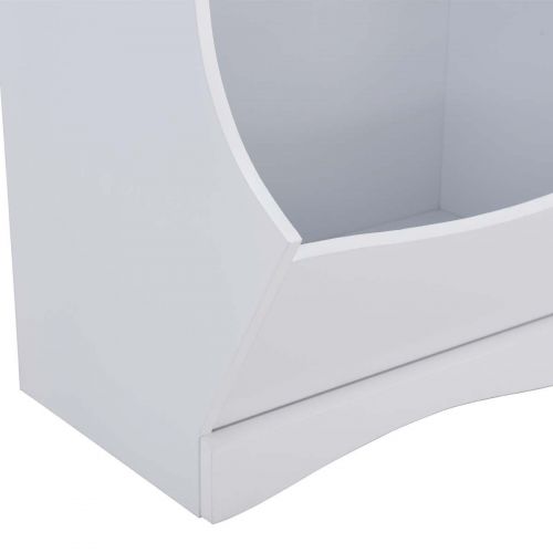  Children Bookcase Kids Bookshelf Storage Unit Baby Toy Organizer Shelf White