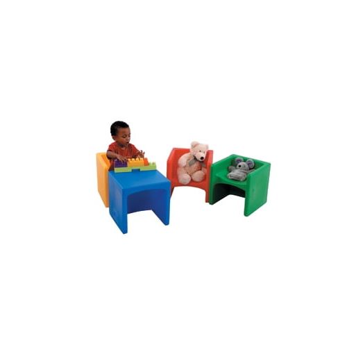  Childrens Factory Primary Cube Chair