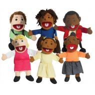 Childrens Factory Ethnic Children Puppets - Set of 6