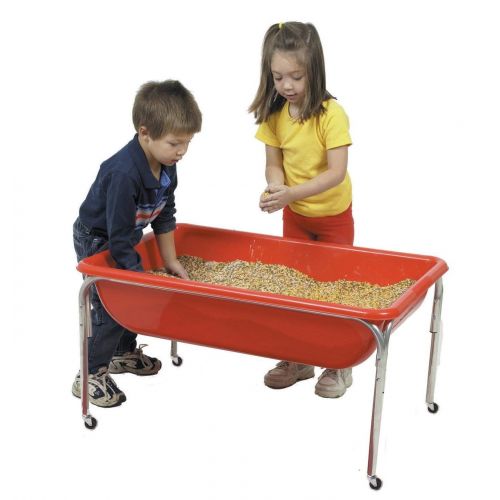  [아마존베스트]Children's Childrens Factory Large Sensory Table for Kids in Red (36 x 24 x 18 in)