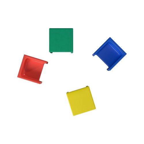  Childrens Factory-CF910-007 Children’s Factory Cube Chairs, 15” by 15” by 15” (Set of 4) Bright Primary Colors Versatile -Use as a Low or High Chair, Tableand Adult SeatDurablea