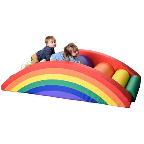  Childrens Factory Rainbow Arch Climber, Baby/Kids/Toddler Climbing & Crawling Toys, Indoor Play Equipment for Homeschool/Classroom/Playroom/Daycare