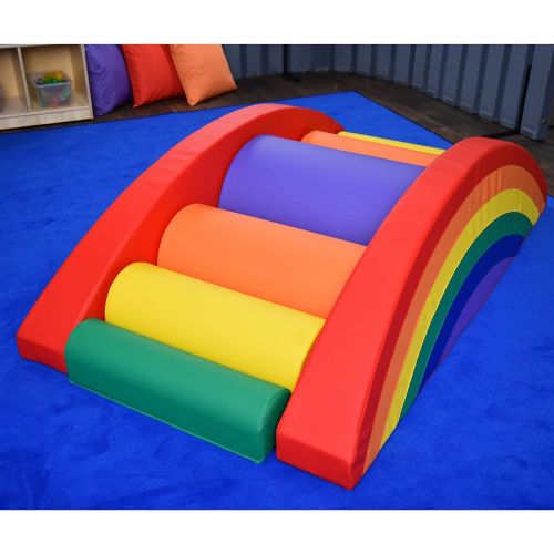  Childrens Factory Rainbow Arch Climber, Baby/Kids/Toddler Climbing & Crawling Toys, Indoor Play Equipment for Homeschool/Classroom/Playroom/Daycare