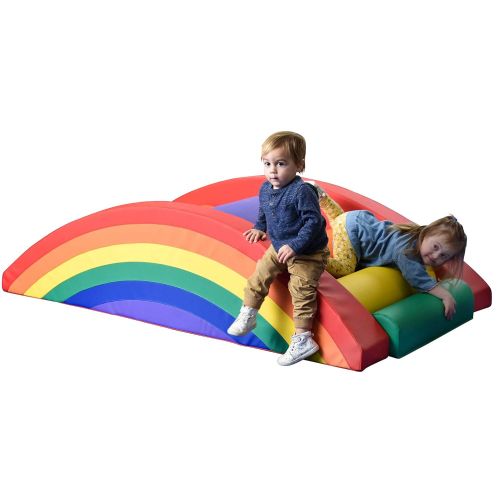  Childrens Factory Rainbow Arch Climber, Baby/Kids/Toddler Climbing & Crawling Toys, Indoor Play Equipment for Homeschool/Classroom/Playroom/Daycare