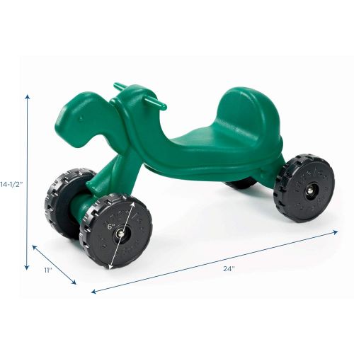  Childrens Factory Angeles Ride On Tortoise Scooter, Toddler Scooter for Boys/Girls, Baby Riding Toys, Indoor or Outdoor Play Equipment for Daycare, Classroom, Playroom