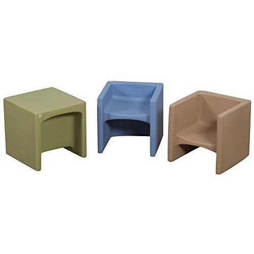  [아마존베스트]Childrens Factory Cube Chair Sky Blue