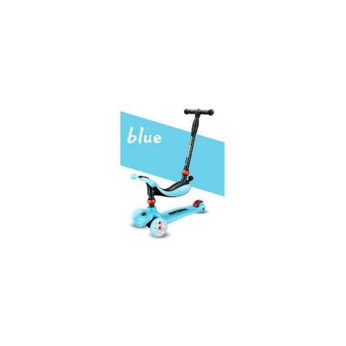  Childrens Scooter Kinder Scooter Mit 3 In 1 Mit PU-Blitzradgriff Hoehenverstellbar Perfekt Fuer 2-12-jahrige Kinder Bei Outdoor-Aktivitaten