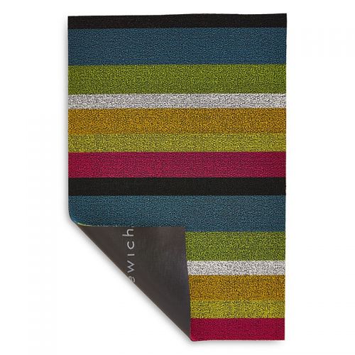  Chilewich Bold Stripe Shag Floor Mat, 24 x 36