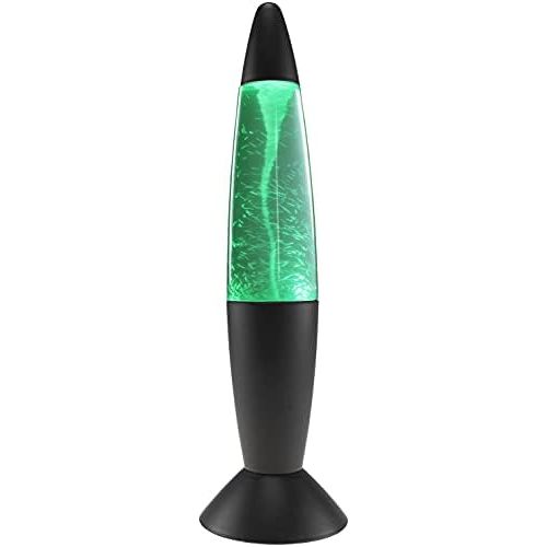  ChiliTec Dekoleuchte TORNADO 37cm LED Beleuchtung und Farbwechsel Betrieb an USB 5V= oder Batterie 3xAA Schwarz