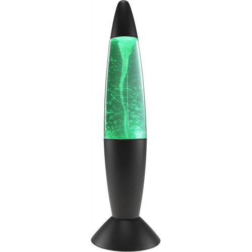  ChiliTec Dekoleuchte TORNADO 37cm LED Beleuchtung und Farbwechsel Betrieb an USB 5V= oder Batterie 3xAA Schwarz