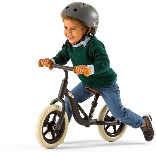  Chillafish Charlie Lightweight Toddler Balance Bike with Carry Handle, Adjustable Seat and Handlebar, Puncture-Proof 10-inch Wheels and Custom Molded seat, for Kids Ages 18-48 Mont