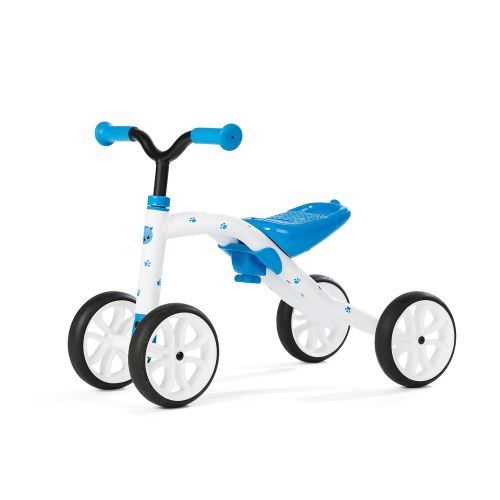  Chillafish Quadie stable 4-wheel grow-with-me ride-on with adjustable seat height, for kids 1-3 year, cookie storage in the seat, silent non-marking wheels and customisation sticke