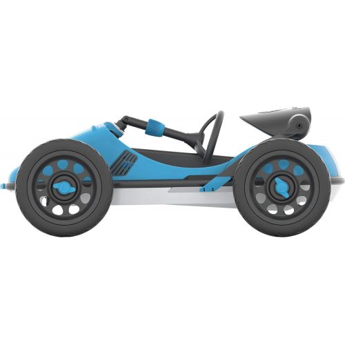  Chillafish Monzi RS Kids Foldable Pedal Go-Kart, with Airless RuberSkin Tires, Blue