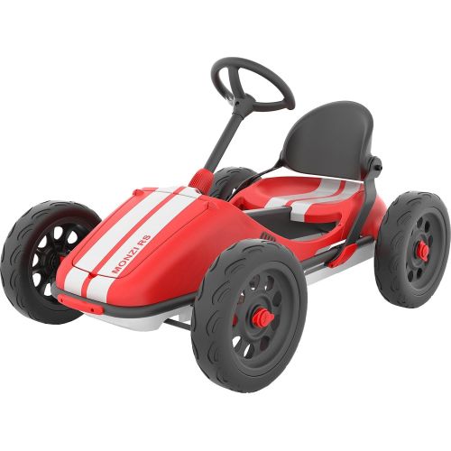  Chillafish Monzi RS Kids Foldable Pedal Go-Kart, with Airless RuberSkin Tires, Blue