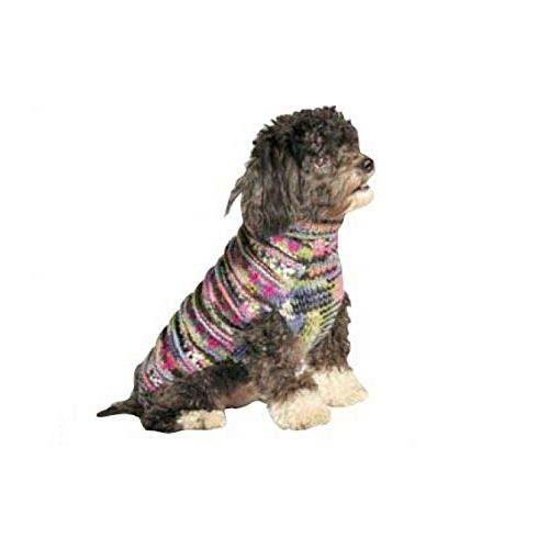  Chilly Dog Purple Woodstock Dog Sweater, Small