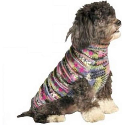  Chilly Dog Purple Woodstock Dog Sweater, Small