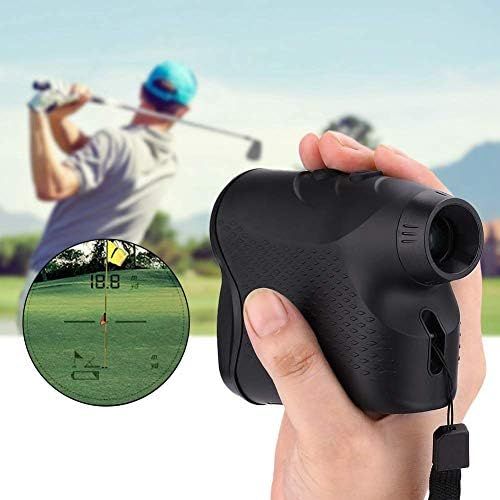  [아마존베스트]Chanhan Rangefinder Golf 600M Laser Rangefinder 6X Waterproof IP54 Monocular Telescope Rangefinder Outdoor Rangefinder for Ranging, Flagpole Lock, Hunting