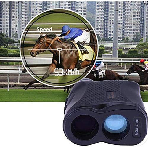  [아마존베스트]Chanhan Rangefinder Golf 600M Laser Rangefinder 6X Waterproof IP54 Monocular Telescope Rangefinder Outdoor Rangefinder for Ranging, Flagpole Lock, Hunting