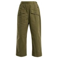 Chimala - Patch Pocket Cotton Trousers - Womens - Khaki