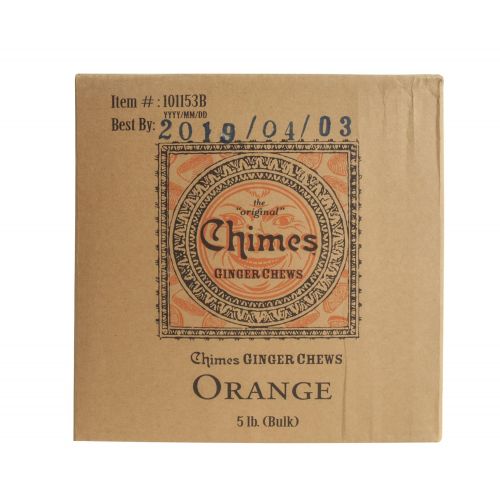  Chimes Orange Ginger Chews, 5-pound Box