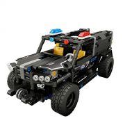 Chinatera chinatera 2.4Ghz 1:18 Electric Car Model with Remote Controller Water Gun Vehicle Building Kit 431pcs