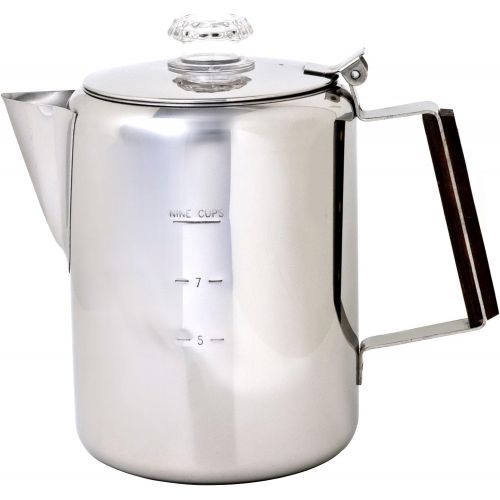  [아마존베스트]Chinook Timberline 9 Cup Stainless Steel Coffee Percolator