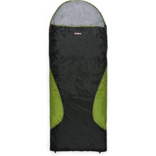  Chinook Sportster Hooded Rectangular 15-Degree Synthetic Sleeping Bag, Green