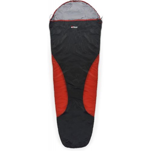  Chinook Sportster Mummy 15-Degree Synthetic Sleeping Bag, Red