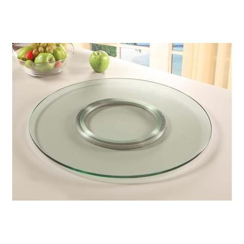  Chintaly Imports Lazy Susan, Clear, Glass